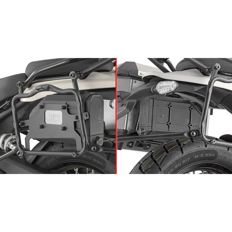 Kit di attacco specifico per il fissaggio dell'S250 Tool Box sul portavaligie laterale PL9059 Givi TL9059KIT Per ROYAL ENFIELD Himalayan 450 (24-26) Bestseller