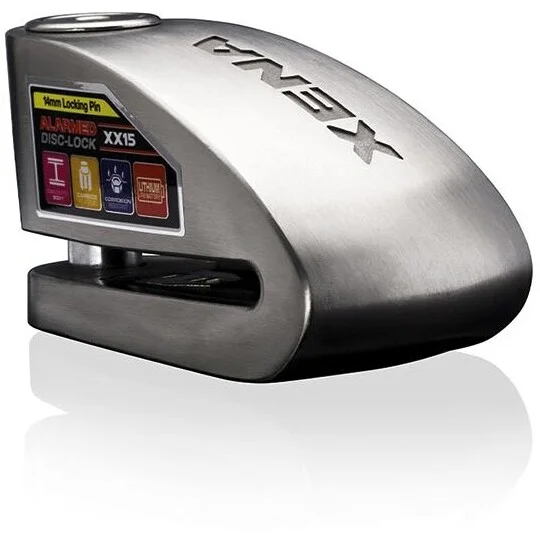 Lucchetto Moto Bloccadisco con Allarme Xena XX15 Pagamento Sicuro