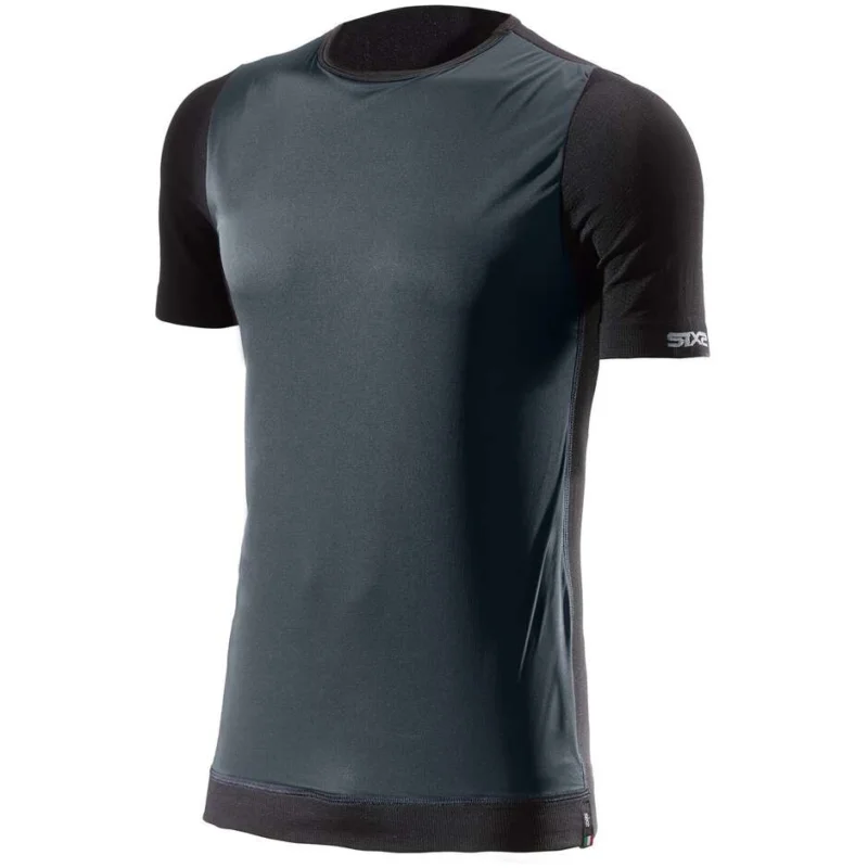 Reso Gratuito Maglia Antivento Manica Corta Sixs WB TS1 Nero