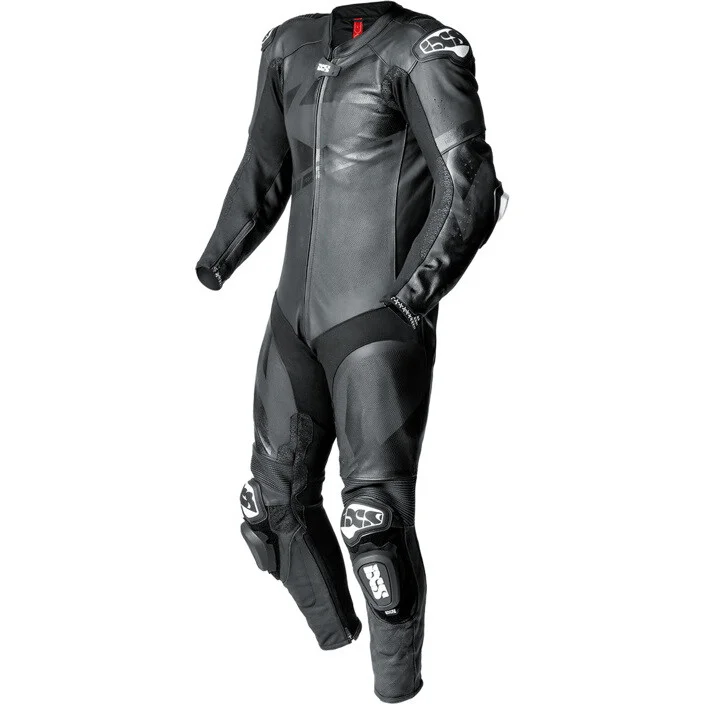iXS Ace 1.0 1pc Motorcycle Suit Black Reso Gratuito