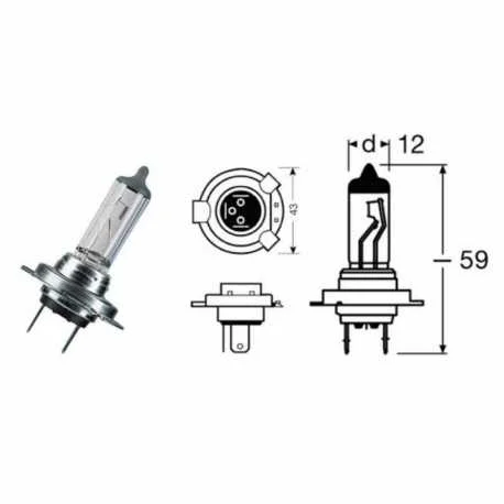 Must-Have Lampada H7 12V-55W / Px26D Bmw F 650 Gs 2000-2008