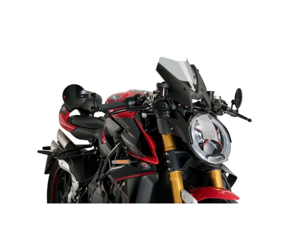 Cupolino PUIGNAKED N.G. SPORT MV AGUSTA BRUTALE 1000 RSModelli dal 2019 al 2026 FUME CHIARO 20680H Nuovo Arrivo
